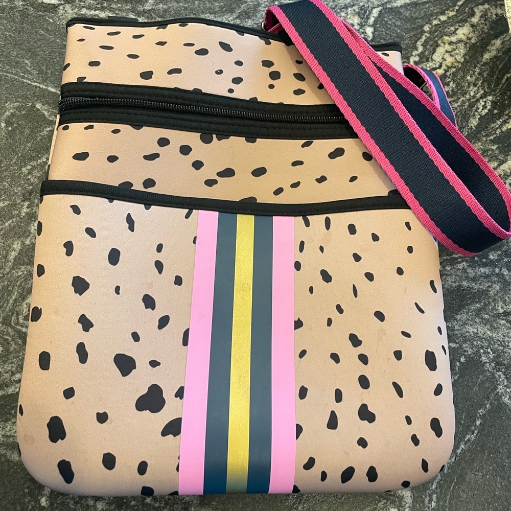 Neoprene crossbody bag